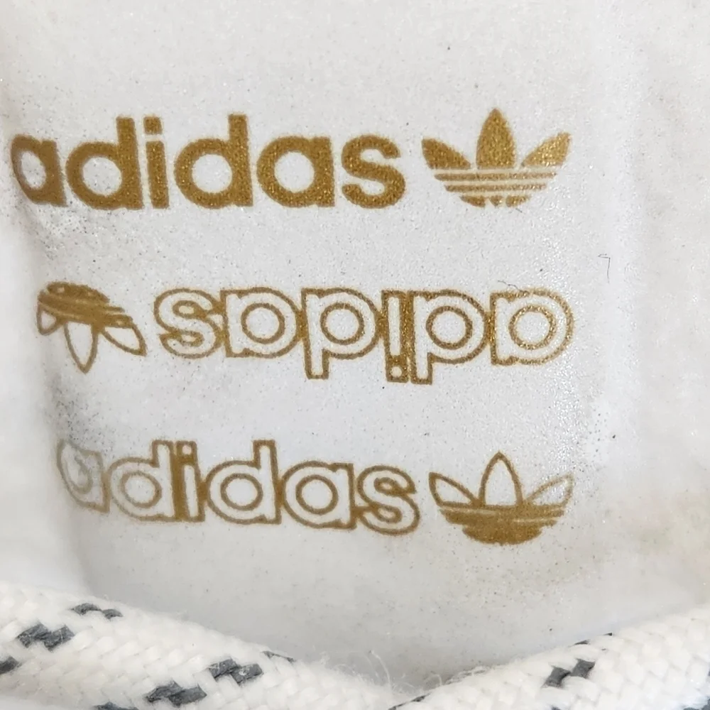 ADIDAS NMD R1 V2 Gold Boost Running Lace Stretch Sneakers White, US Men's 7.5